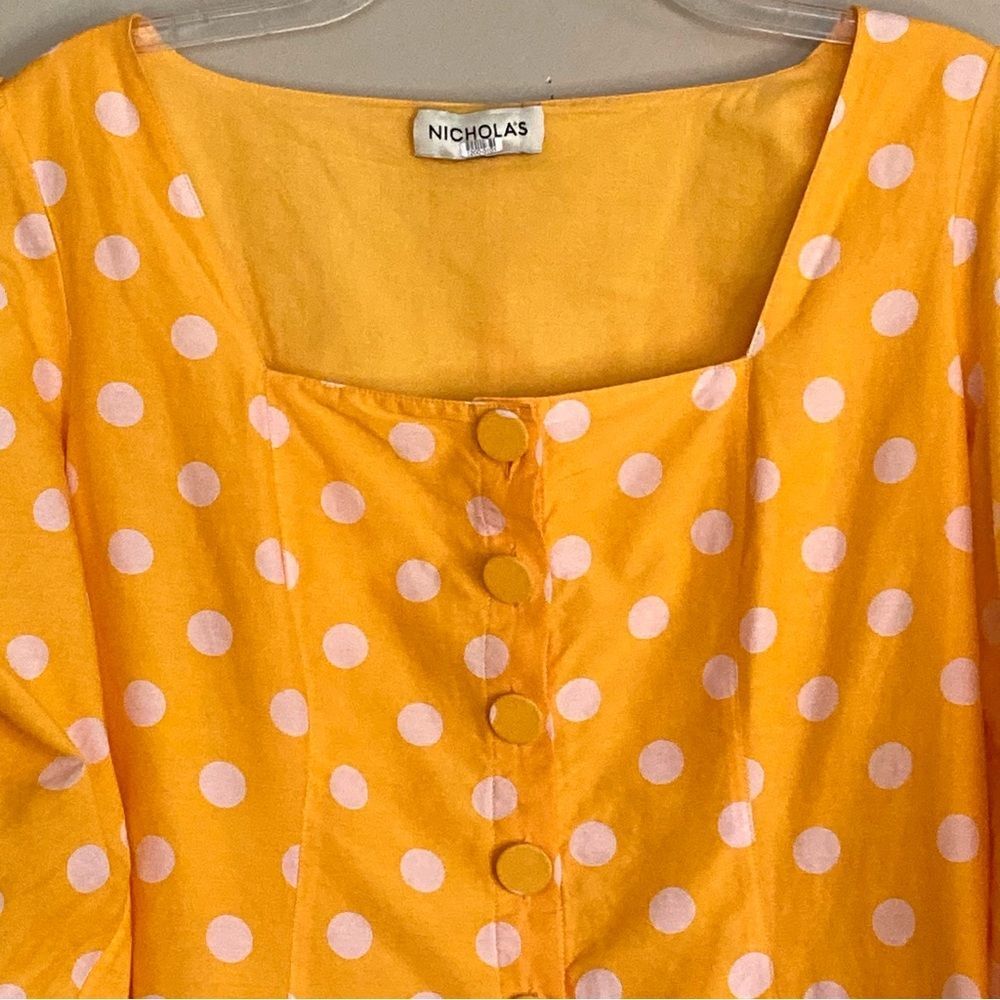 Revolve Nicholas Ruched Sleeve Button Front Dress… - image 8